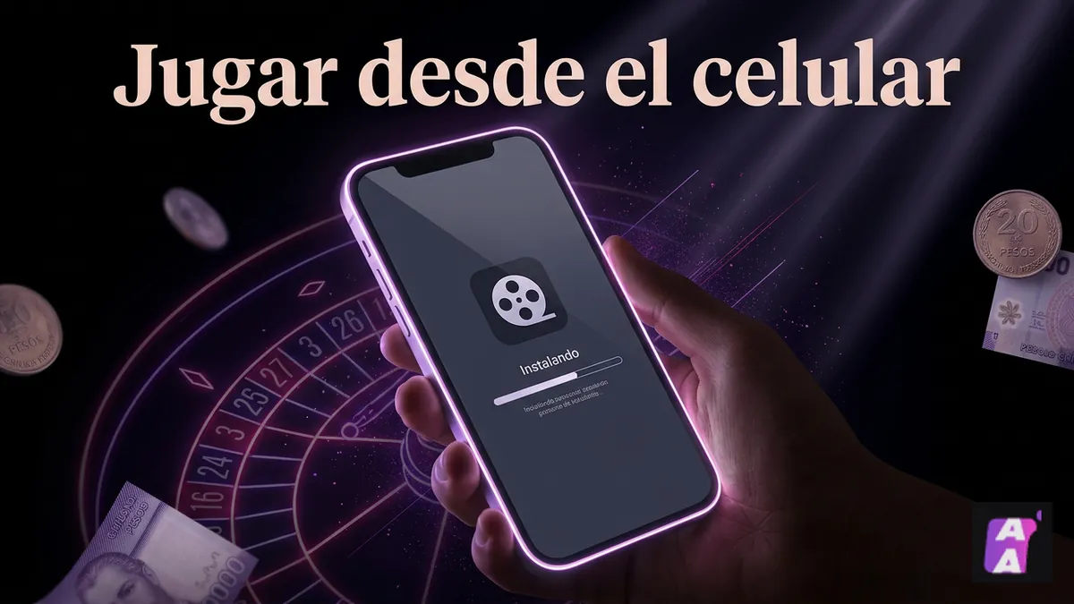 App de Apuestalo Chile para jugar tragamonedas desde el celular con pantalla de instalación
