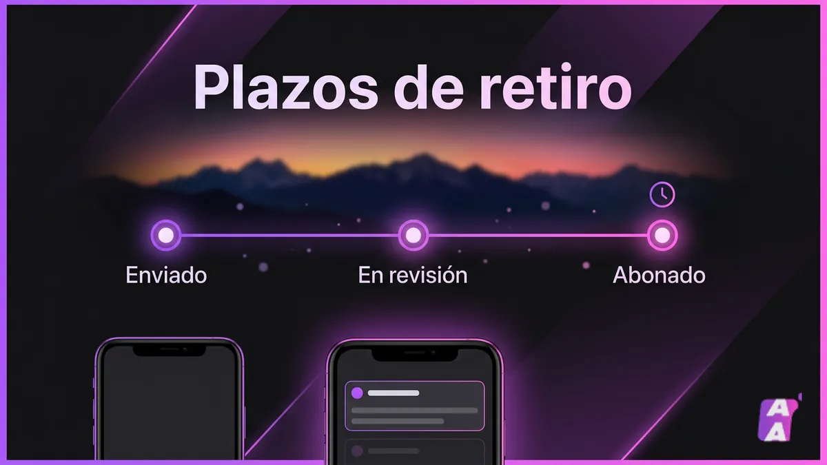 Línea de tiempo de los plazos de retiro por transferencia bancaria en Apuestalo Chile