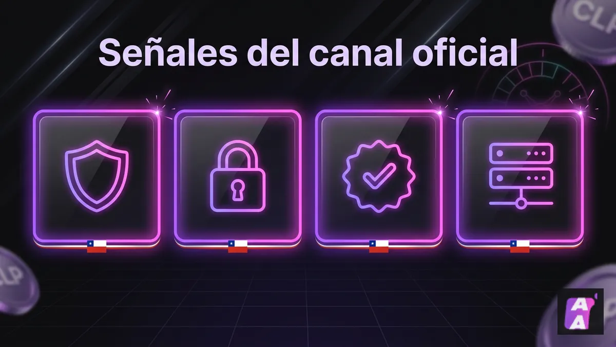 Señales que confirman el canal oficial de Apuestalo en Chile